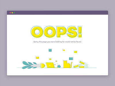 Daily UI #08 - 404 Pages