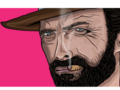 Clint Eastwood Illustration