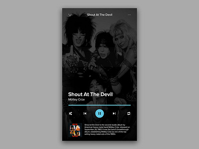 DailyUI 009 app daily 100 challenge dailyui dailyui009 design digital musicplayer typography ui