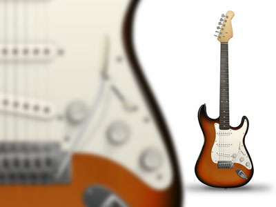 Guitar Fender Stratocaster - 2 design icon fender guitar icon music stratocaster