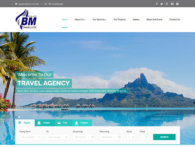 Screenshot 2020 12 29 BMTC Travel Agency travel agency web design web design agency web design and development web design company