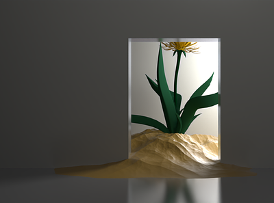 flower 3d 3d art abstract animation branding cinema4d design illustration logo minimal