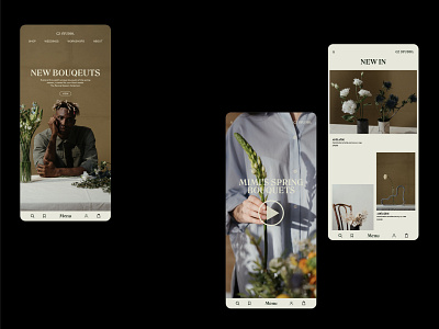 A Florist's Favourite App app art branding design flat graphic design graphicdesign minimal ui web
