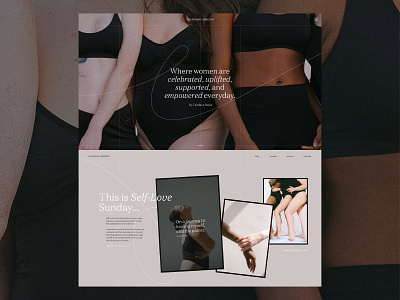A Re-Imagining of The Female Collective Blog branding design graphicdesign interaction ui ux web website