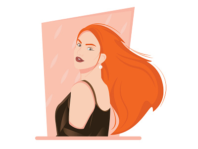 Blonde girl character animation art branding design illustraion illustration illustration art illustrator typography vector