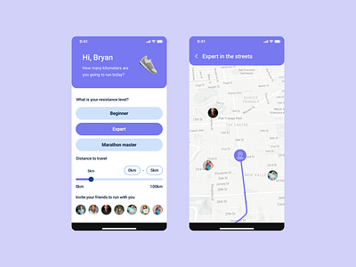Location Tracker – UI Exploration app app design dailyui figmadesign ui ui design ux