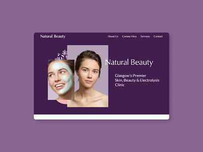 Natural Beauty Glasgow Website