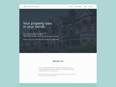 KJ Home Buyers - Website property ux web design