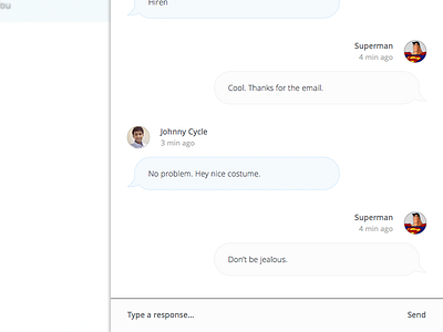 Super Chat chat minimal ui user experience user interface ux