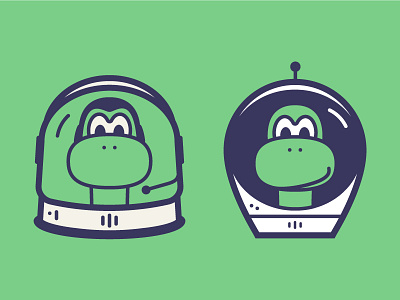 Space Dino versions bronto character design dinosaur green illustration space space suit vector