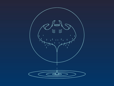{Gillustrations} Manta Ray