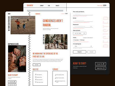 DAILY10 | Dating website Concept branding concept concept design design landing page ui web web design web designer website