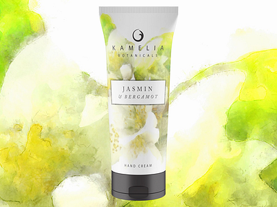 Kamelia Botanicals "Jasmin & Bergamot" Hand Cream Concept