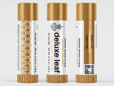 Deluxe Leaf "Unfiltered Raw Honey" Lip Balm