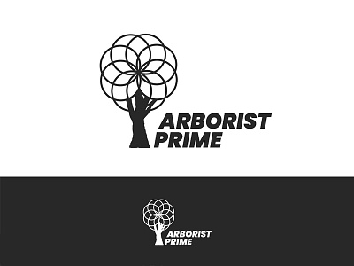 Arborist Prime branding clean design illustration logo minimal