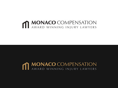 Monaco clean design flat identity logo minimal