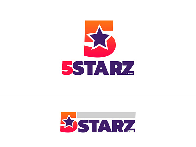 5starz LOGO branding five logo star