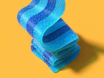 Gummy! c4d candy food illustration