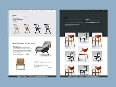 Furniture Website Concept