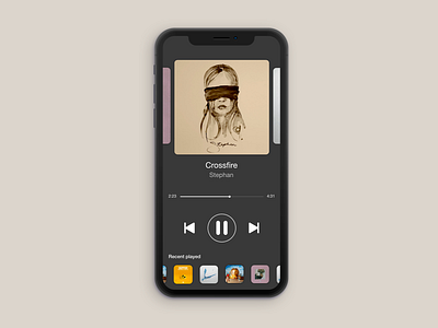 Music play app app concept design dribbble follow hello minimal music play play button play icon play logo play music typography ui ux xd