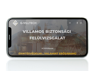 G-Villtech mobile branding design elottadesign iphone mobile mobile design mockup ui webdesign website