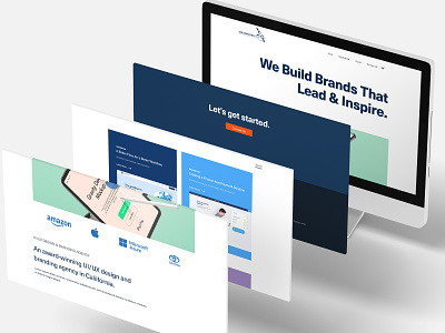 Web Design Company Homepage Design adobe photoshop branding ui ux web design web design agency web design company