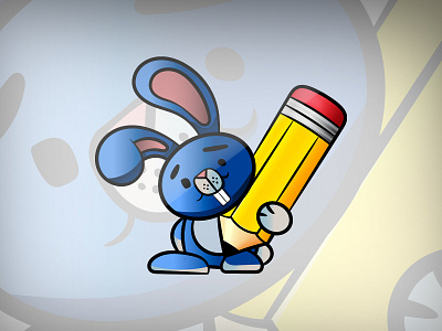 Character Design for a Digital Learning App (Kid) "KooKoo" adobe illustrator artwork branding character design mascot rabbit rabbit illustration rabbit mascot rabbit ui ui design ui designer vector