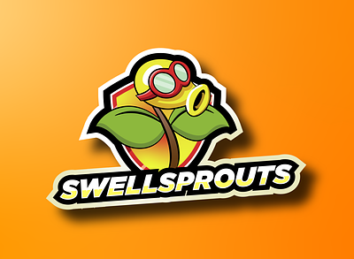 Swellsprouts Mascot Logo artwork branding illustration mascot mascot logo vector