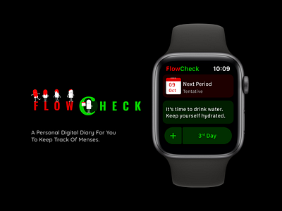 Digital Diary To Keep Track Of Menses, WatchOS