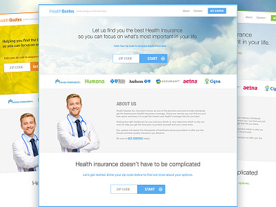 Health Quotes Website doctor health healthcare healthcare quotes healthquotes landing page