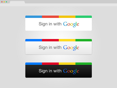 Signin With Google Buttons