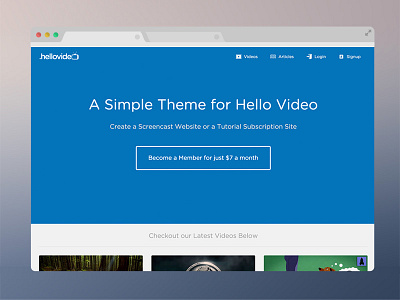 HelloVideo Simple Theme