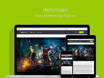 HelloVideo - Video CMS - Default Theme hellovideo video cms video membership video membership site