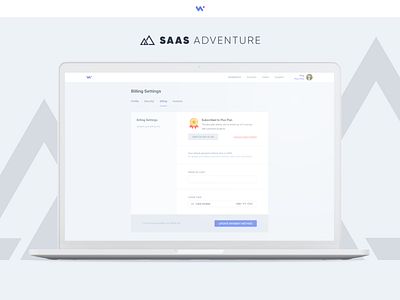 SAAS Adventure - Learn to Create Your own SAAS laravel saas saas app saas design saas landing page saas website
