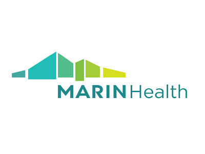 Marin Health app icon design bottles brand identity brochure mockup businesscard environment design healthcare logo