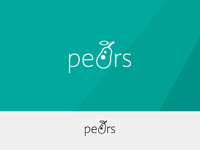 Pears Logo fruit graphic design illustration logo type typography