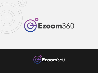 Ezoom360 Logo design graphic design logo print web