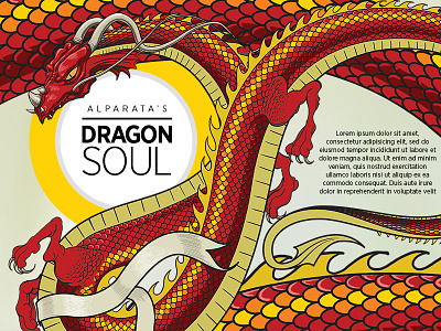 Dragon Soul Illustration art artwork colour digital dragon illustration painting