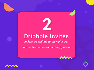 Dribble Invites dribbble invitation dribbble invites invitation invitation card invites