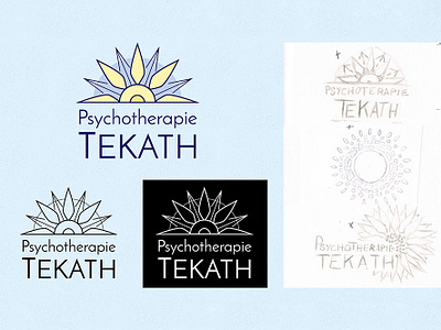 Coporate Design Psychotherapie Tekath branding branding design corporate branding corporate design design logo logodesign