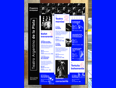 Programa | Teatro Argentino branding editorial design graphicdesign visual identity