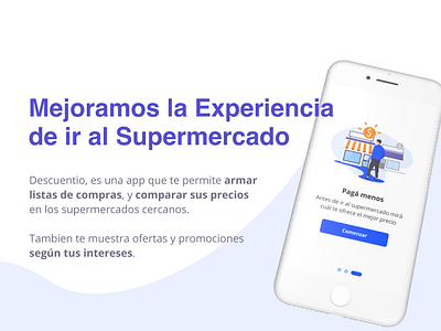 Descuentio listas de compras supermercado ui user interface ux