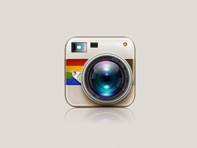 Instilegram app camera icon instagram ios ipad iphone lens lenz vintage