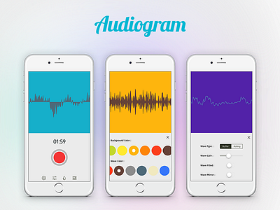 Audiogram app app store audio audiogram equalizer icon instagram instaradio ios radio voice wave