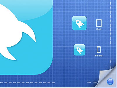 Icon Kit app app store application blue print blueprint curl developer icon ios mac page resizer shine