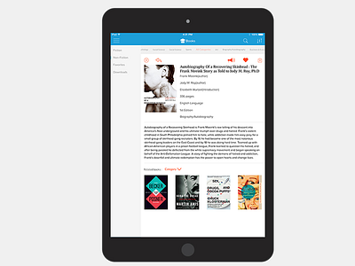 Book Description android app digital library flat flat ui freebie ios ios7 ipad library nexus nexus 5