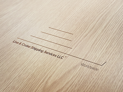 Shipping Line Identity Concept