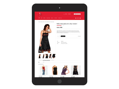 Product Details page clothes e commerce ecommerce fashion shop site ui ux web web design