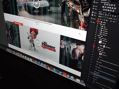 video portal page teaser design mac magazine photoshop theme ui user interface ux web website