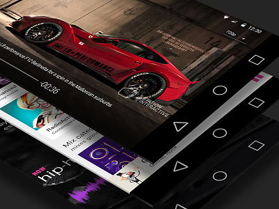 App PSDs android android tv audio design freebie material design psd tv ui ui design video